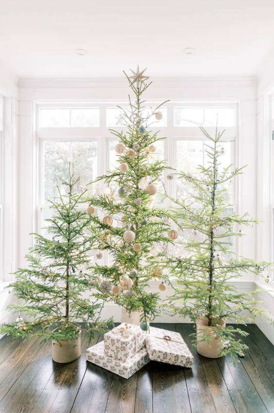 Minimalista karácsonyi dekorációk