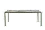 Vondel kerti asztal, 214 x 97 cm (zöld)