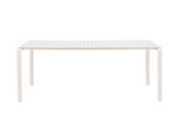 Vondel kerti asztal, 214 x 97 cm (agyag)