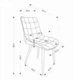 Becka szék (szürke)