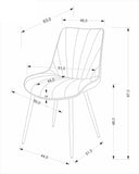 Beatrix szék (szürke)