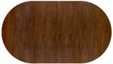 Aggie asztal (dió), 120-210 x 120 cm
