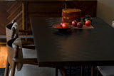 Class asztal (fekete), 220 x 90 cm