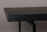 Class asztal (fekete), 220 x 90 cm