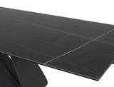 Duna asztal (sahara noir), 160-240 x 90 cm