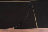 Finy asztal (fekete), 160-240 x 95 cm