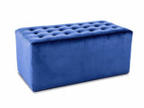 Kamila II puff (sötétkék)