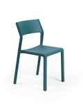 UV-álló petrolkék rakásolható kültéri szék– prémium olasz kerti bútor