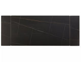 Filbert asztal (fekete), 160-220 x 90 cm