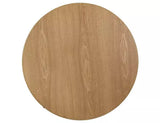 Tilia dohányzóasztal, tölgy-fekete, Ø80 cm