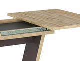 Frick asztal (barna), 120-160 x 80 cm