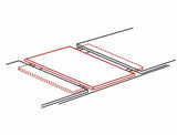 Frick asztal (barna), 120-160 x 80 cm