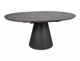 Mercy II asztal (antracit), 120-160 x 120 cm