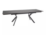 Florentine asztal (fekete), 160-240 x 90 cm