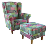 Astrid fotel (patchwork) - Marco Mobili Bútoráruház - Fotel